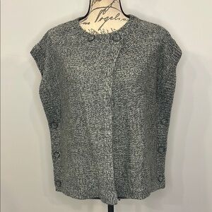 To The Max wool alpaca blend side button sweater M